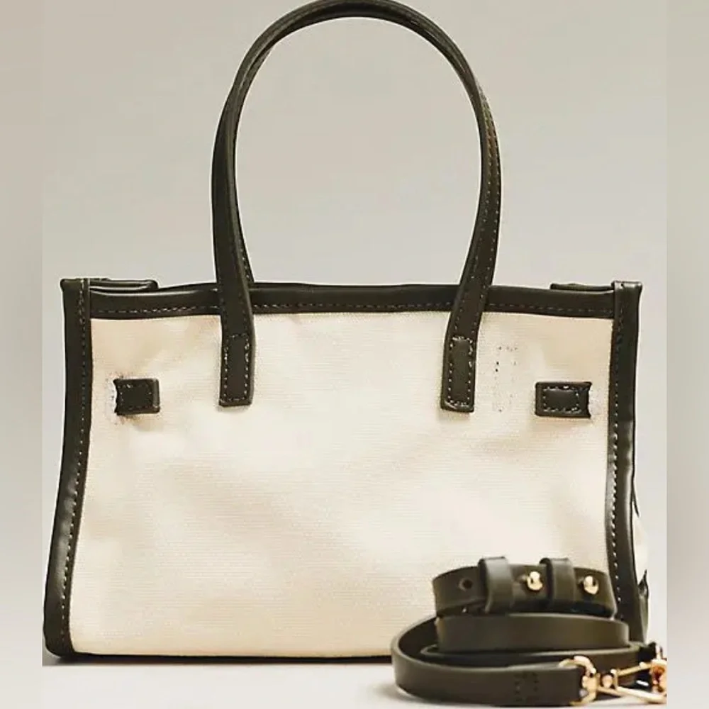 Anthropologie Black and Cream Crossbody Bag NWT - Picture 5 of 11